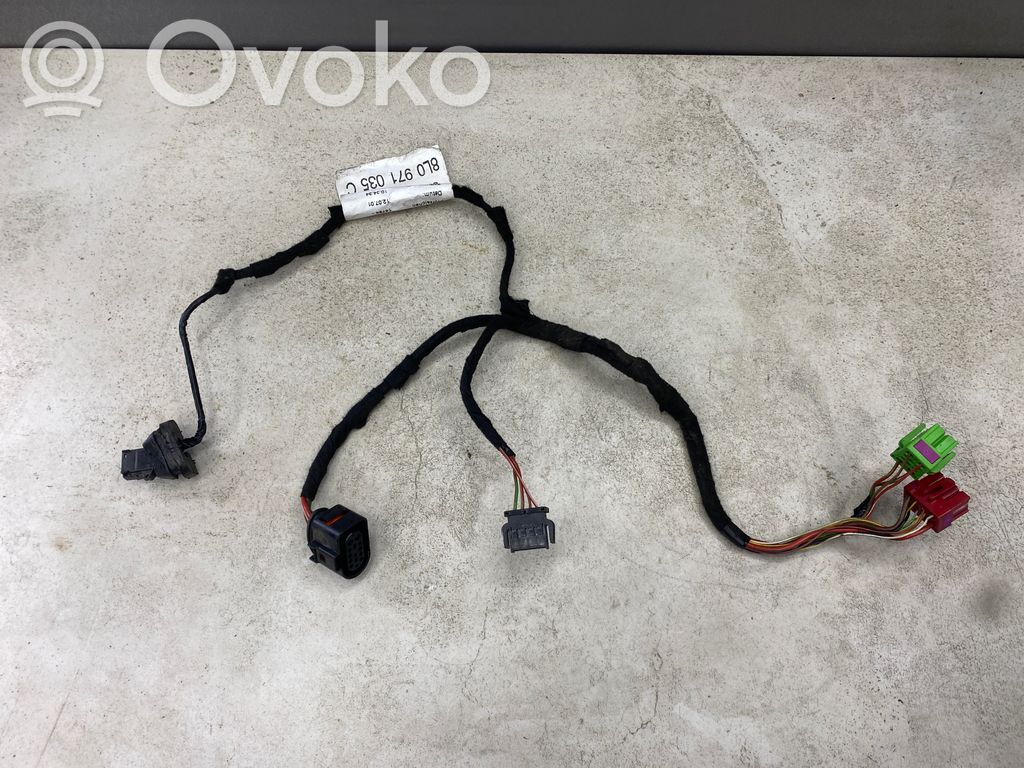 Audi A3 S3 8L Rear door wiring loom 