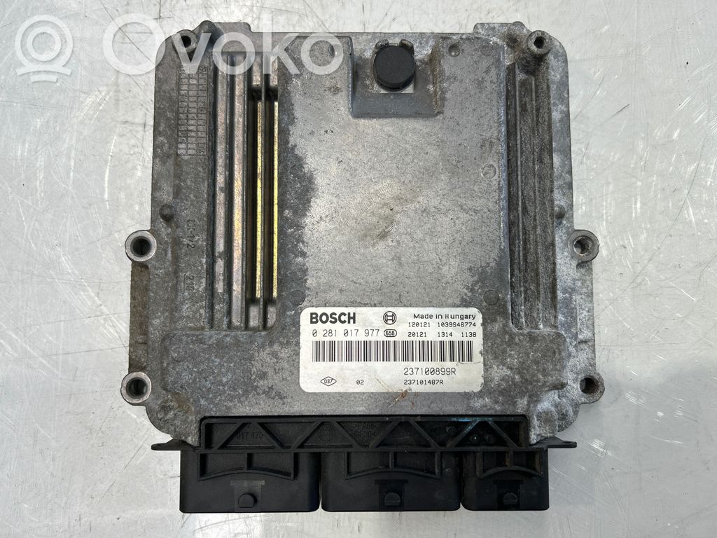 Engine control unit/module   0281017977,237100899R,237101487R
