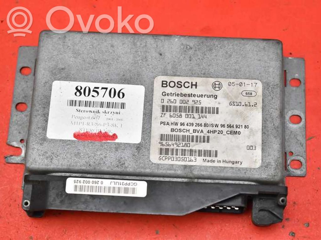 Peugeot 607 Gearbox control unit/module 