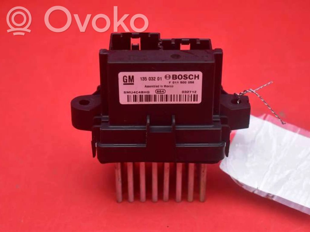 Motor aerotermă/rezistor ventilator   13503201,13503201