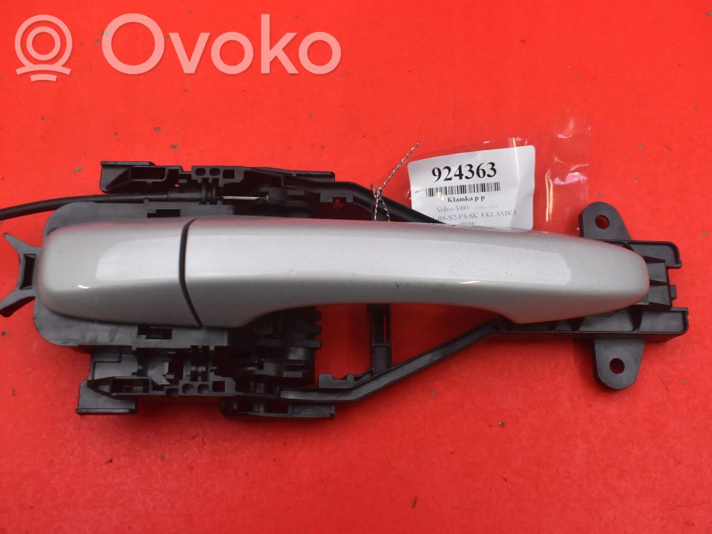 Volvo V60 Poignée extérieure avant 