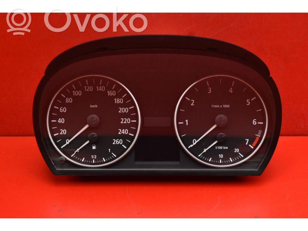 BMW 3 E90 E91 Speedometer (instrument cluster) 