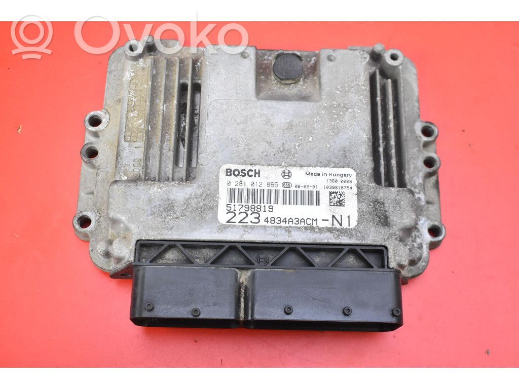 Fiat Doblo Engine control unit/module ECU 