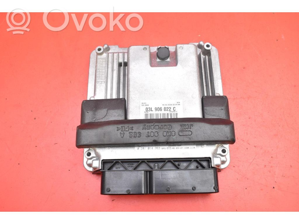 Engine control unit/module ECU   03L906022C,03L906022C