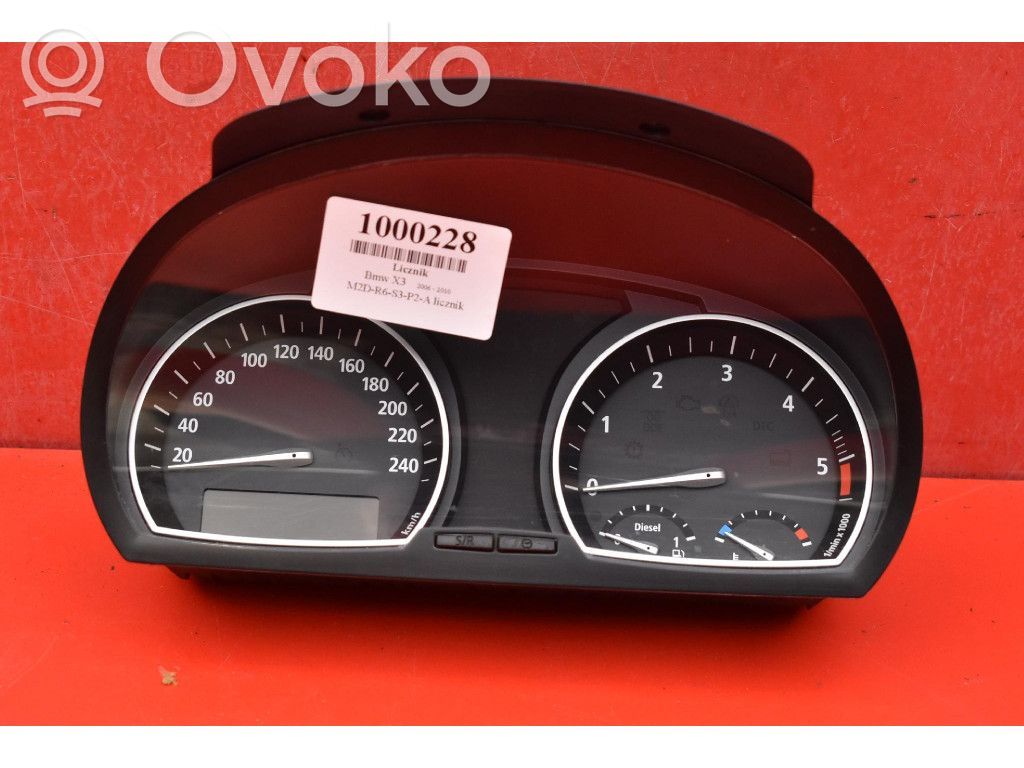 BMW X3 E83 Speedometer (instrument cluster) 