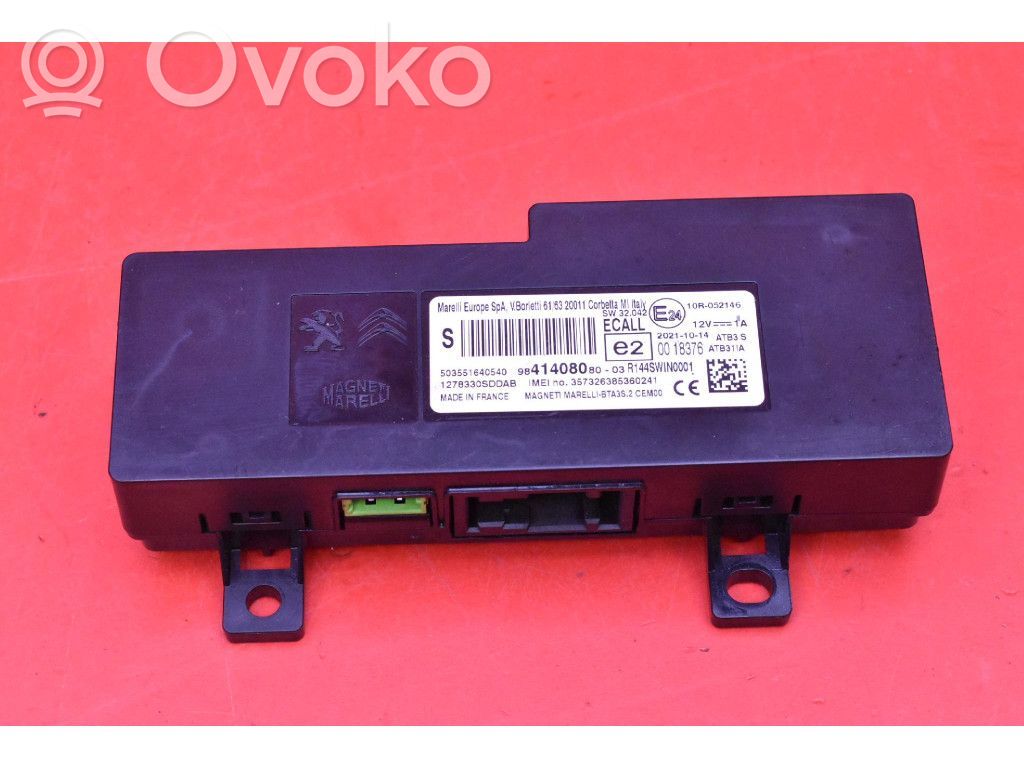 Peugeot 308 Unité de commande, module ECU de moteur 