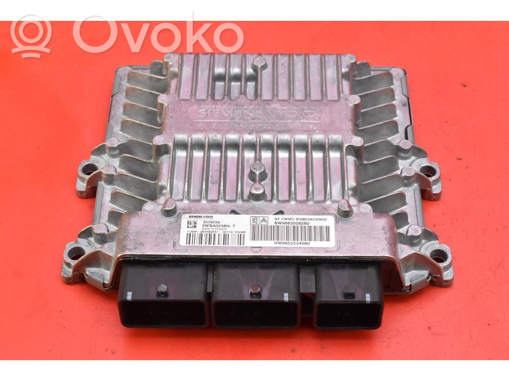 Engine control unit/module ECU   9663008280,9663008280