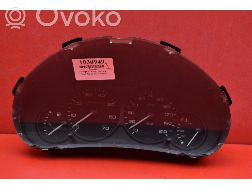 Peugeot Partner Speedometer (instrument cluster) 