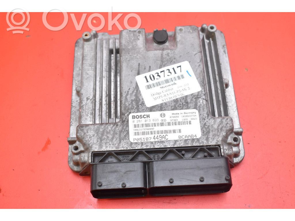Engine control unit/module ECU   P05187449AC,P05187449AC