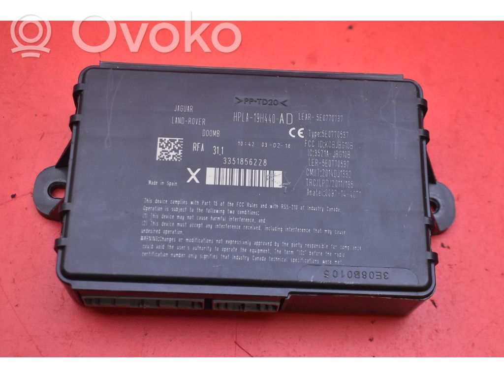 Engine control unit/module ECU   HPLA19H440AD,HPLA19H440AD