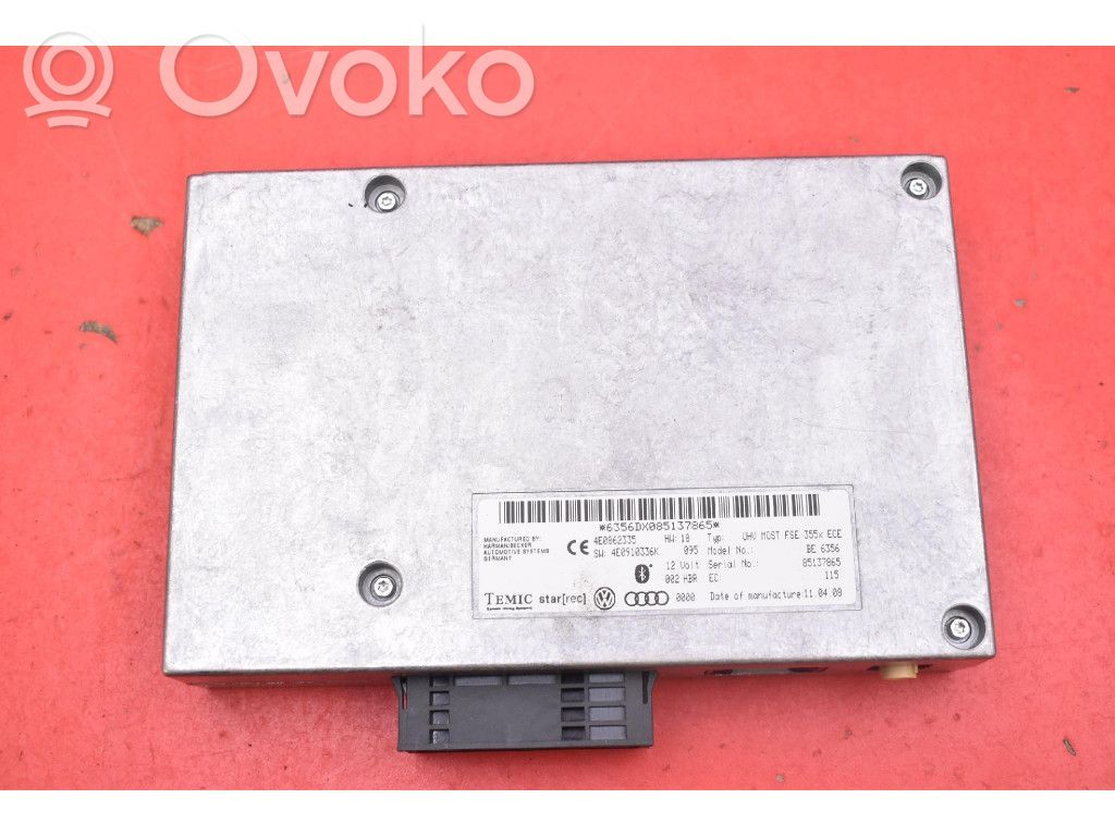 Unidad de control/módulo ECU del motor   4E0862335,4E0862335