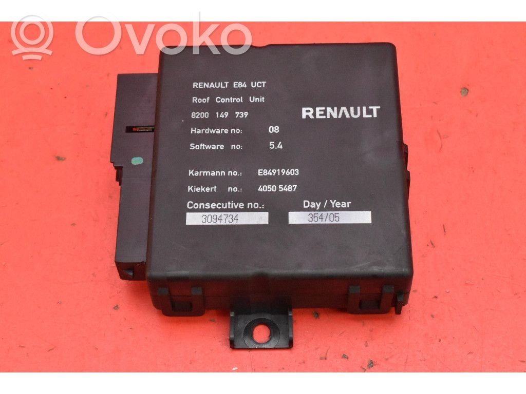 Engine control unit/module ECU   8200149739,8200149739