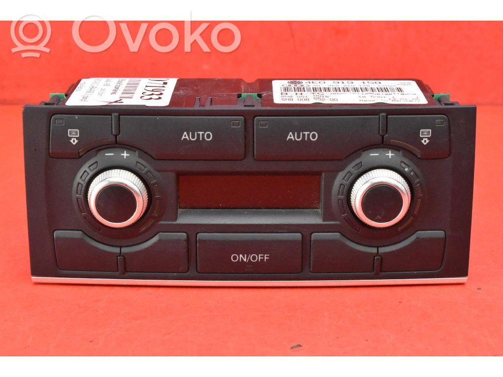 Audi A8 S8 D3 4E Climate control unit 