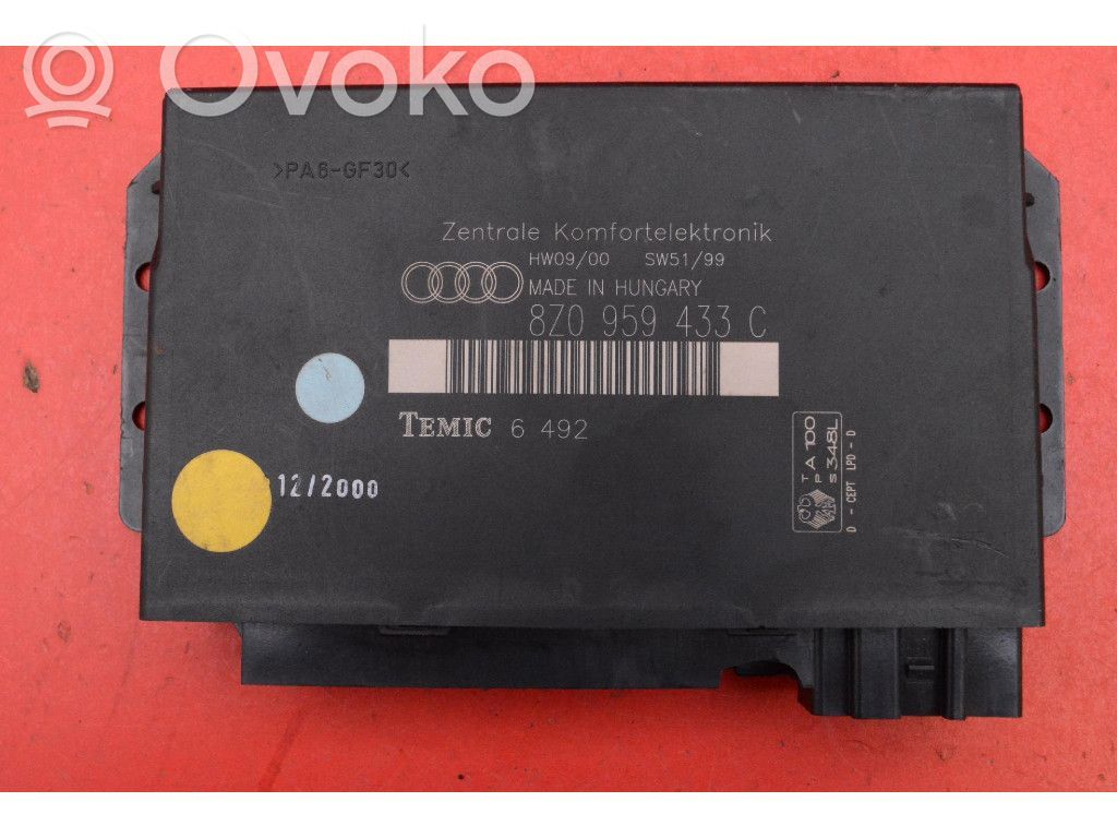 Audi A2 Komforto modulis 