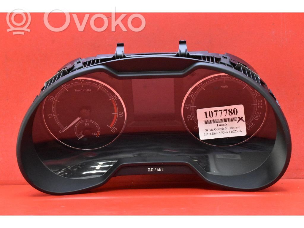 Skoda Octavia Mk3 (5E) Tachimetro (quadro strumenti) 