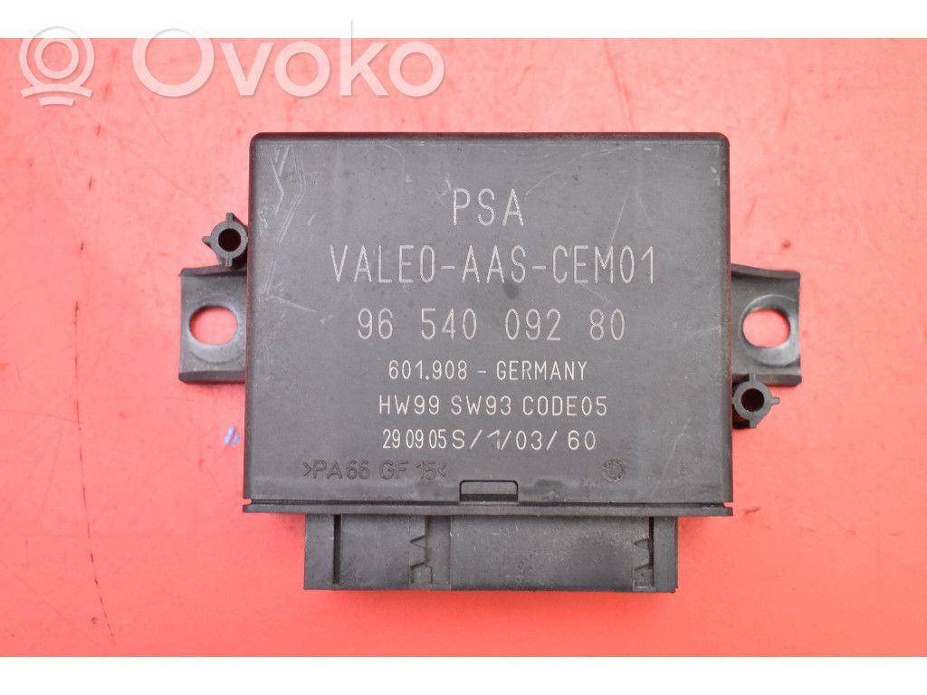 Engine control unit/module ECU   9654009280,9654009280
