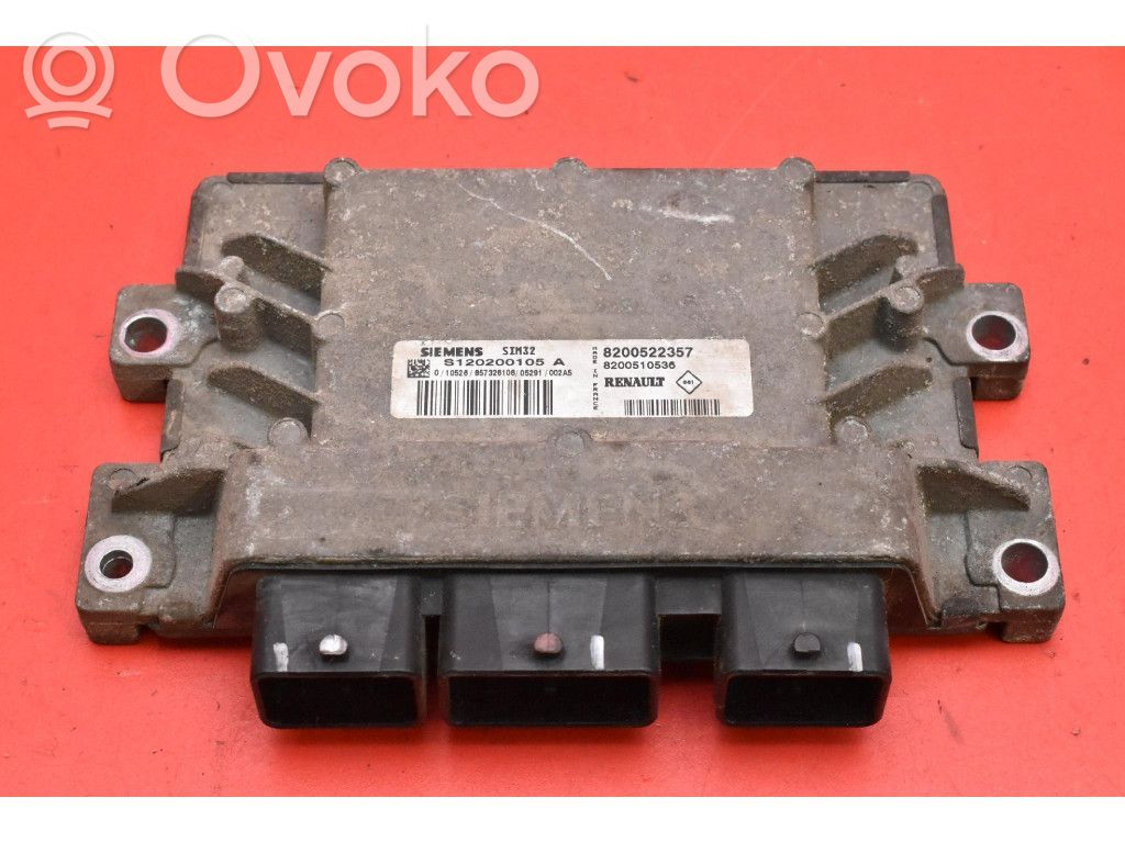 Unidad de control/módulo ECU del motor   8200522357,8200522357