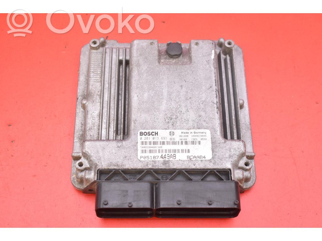 Dodge Caliber Komputer / Sterownik ECU silnika