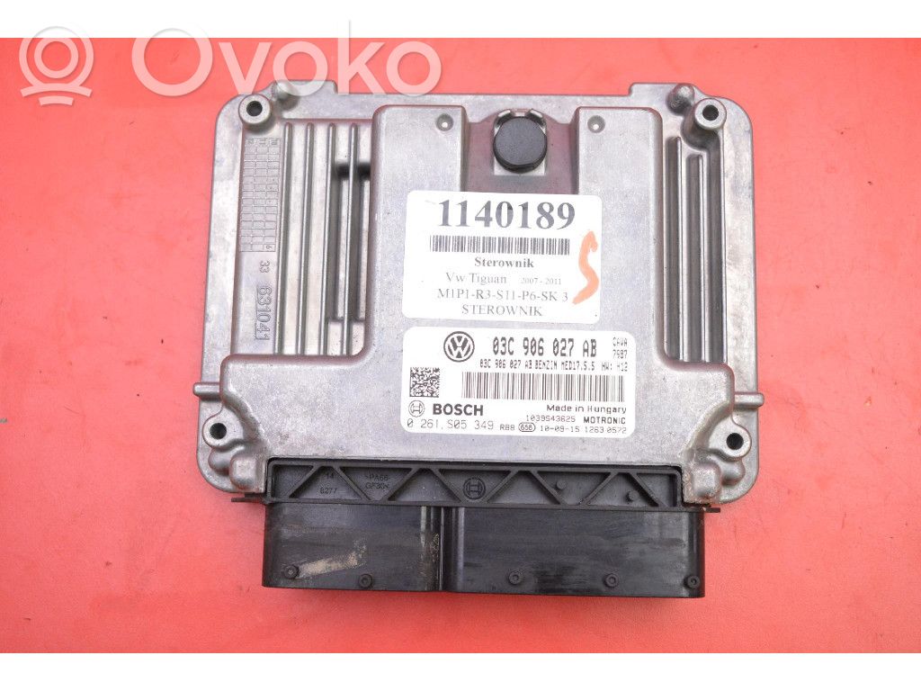 Volkswagen Tiguan Unidad de control/módulo ECU del motor 