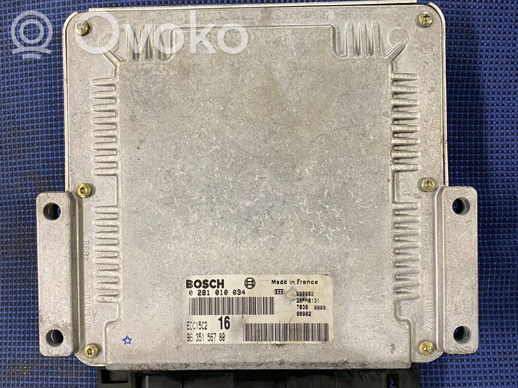 Peugeot 406 Engine control unit/module 
