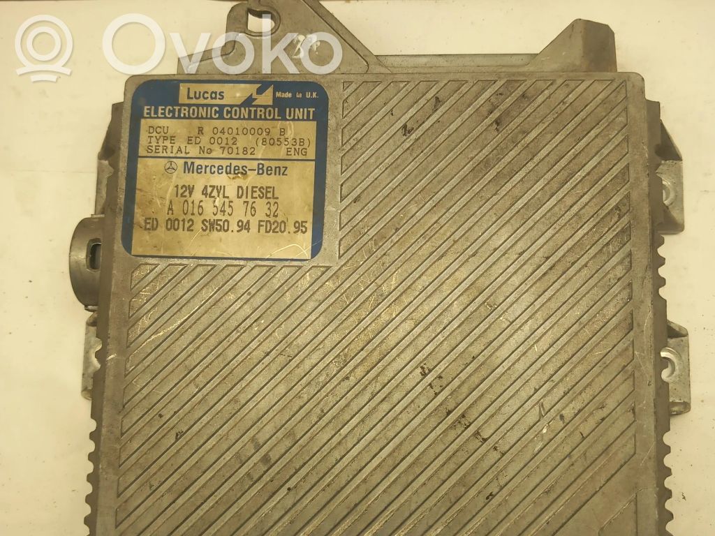 Engine control unit/module   A0165457632,04010009B