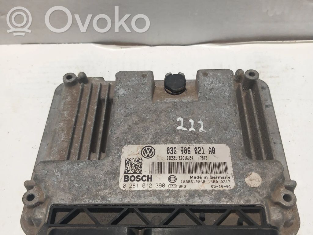 Volkswagen Caddy Engine control unit/module 