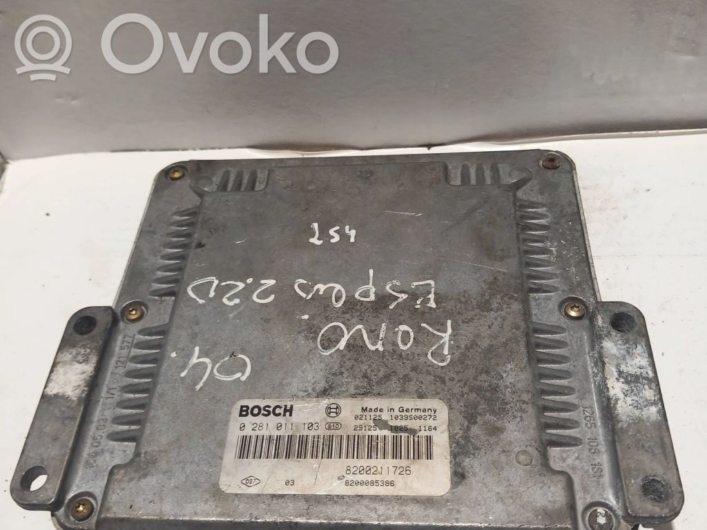 Renault Espace -  Grand espace IV Calculateur moteur ECU 