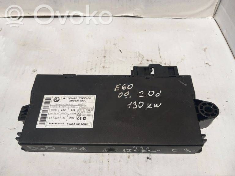 BMW 5 E60 E61 Unidad de control/módulo del CAS 