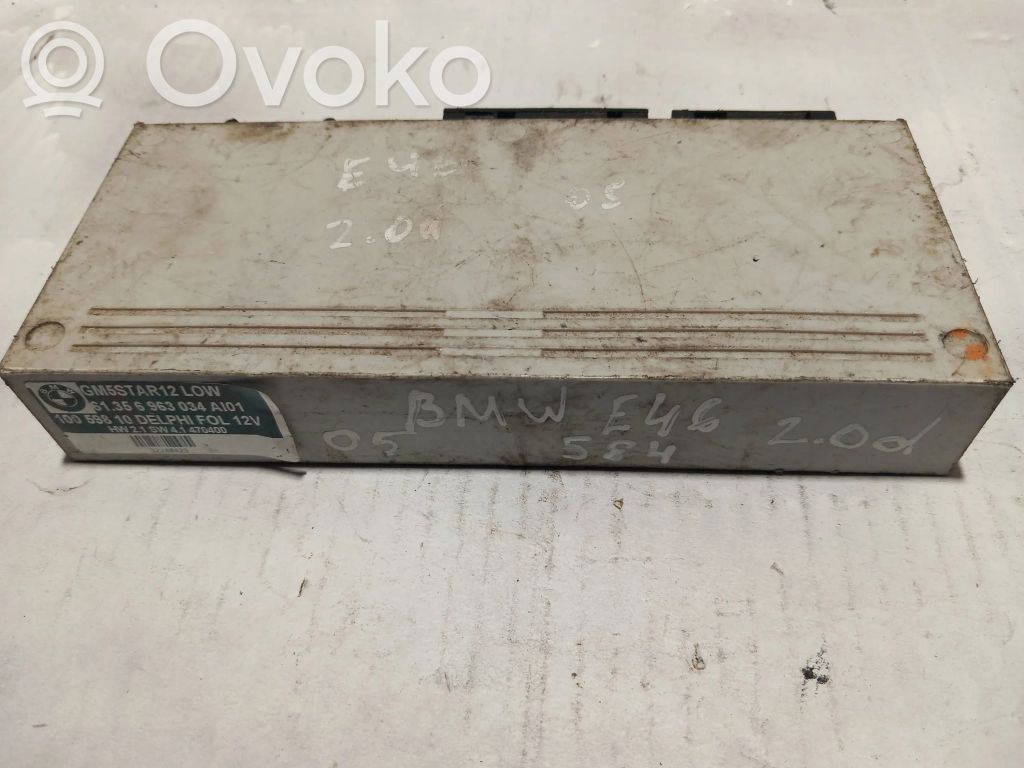 BMW 3 E46 Mukavuusmoduuli 