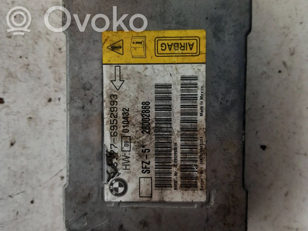 BMW 5 E60 E61 Unidad de control/módulo del Airbag 