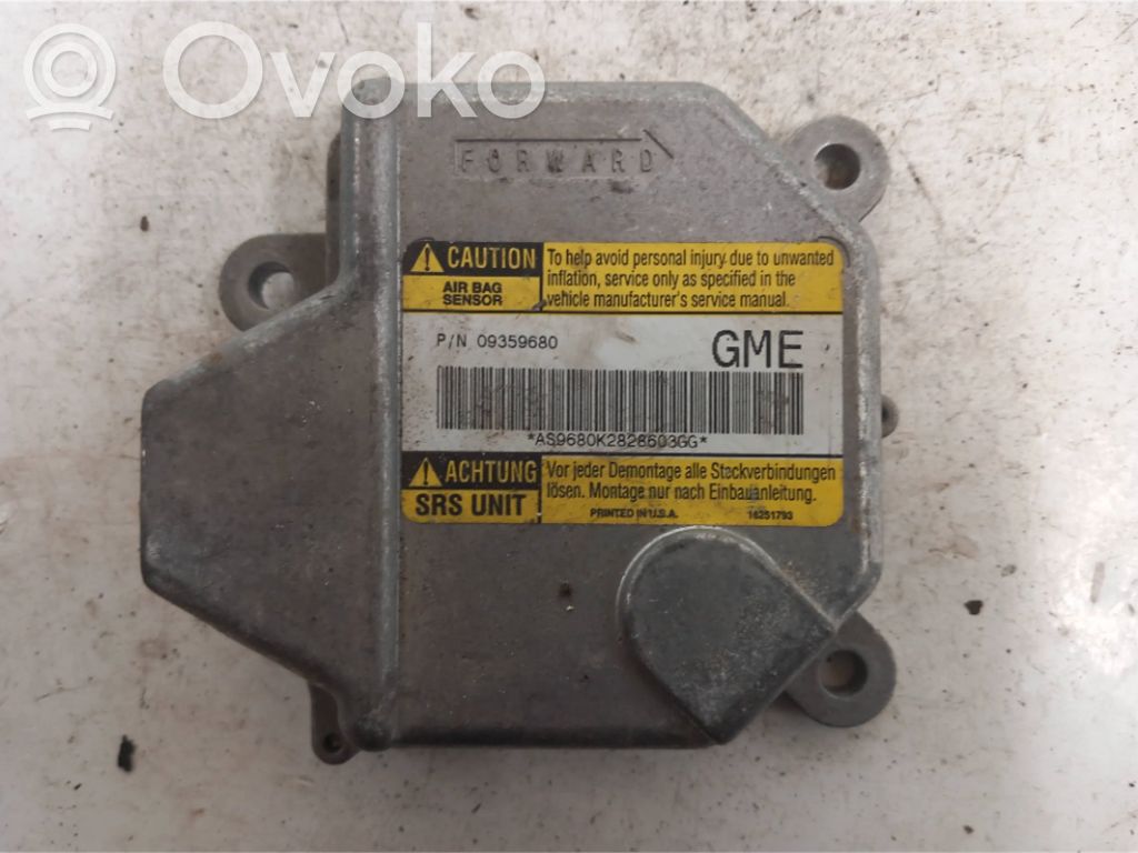 Opel Sintra Unidad de control/módulo del Airbag 
