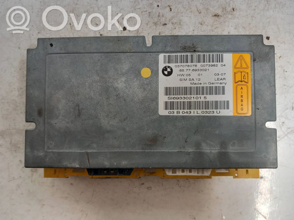 BMW 7 E65 E66 Module de contrôle airbag 