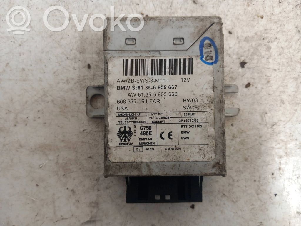 BMW 3 E46 Ajonestolaitteen ohjainlaite/moduuli 