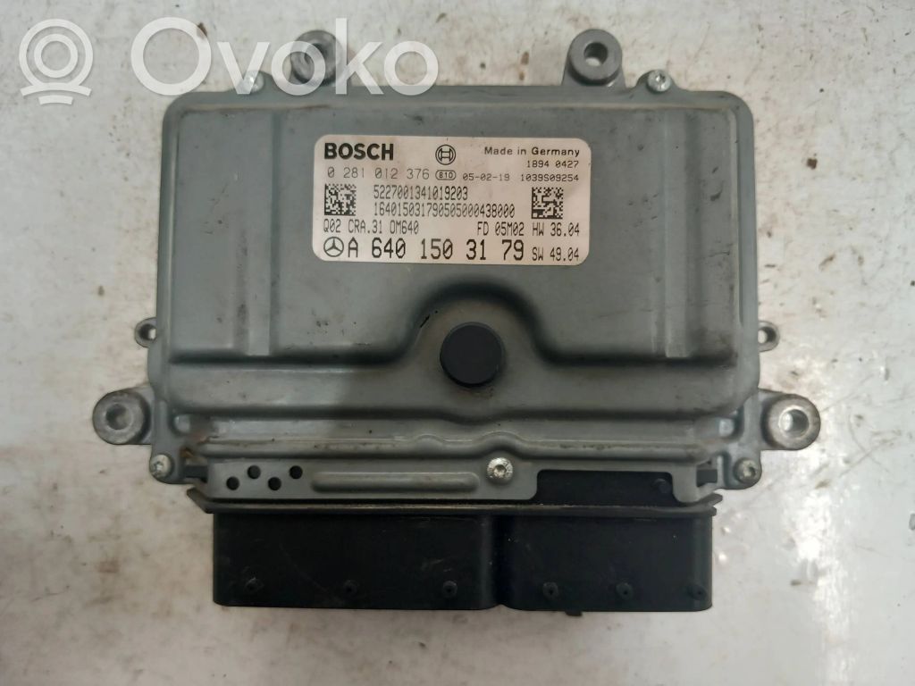 Mercedes-Benz A W169 Engine control unit/module 