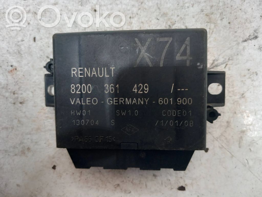 Renault Laguna II Steuergerät Einparkhilfe Parktronic PDC 