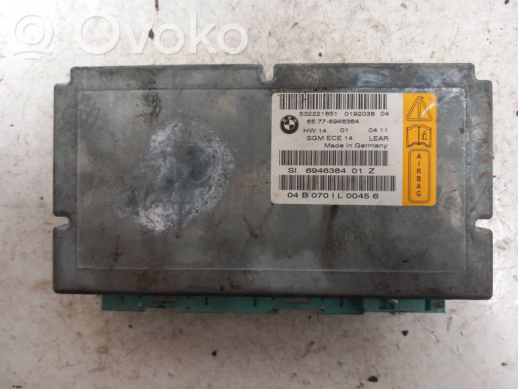 BMW 5 E60 E61 Module de contrôle airbag 