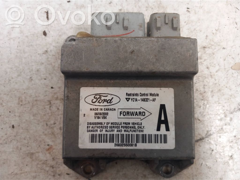 Airbag control unit/module   YC1A14B321AF,26832550081B,06082002
