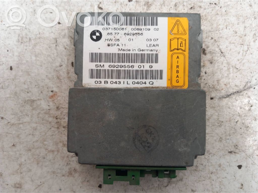 BMW 7 E65 E66 Module de contrôle airbag 