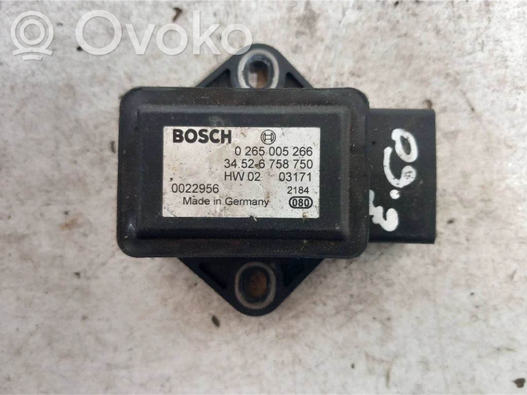 BMW 5 E60 E61 ESP Drehratensensor Querbeschleunigungssensor 