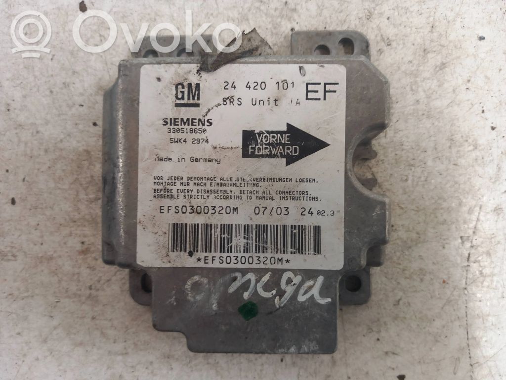 Airbag control unit/module   24420101,EFS0300320M,330518650
