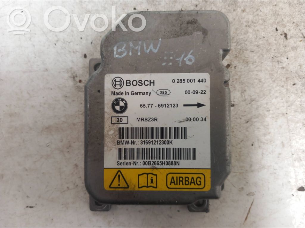 BMW 3 E46 Airbag control unit/module 