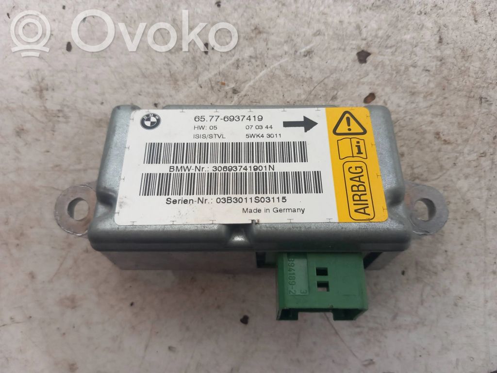 BMW 7 E65 E66 Turvatyynyn ohjainlaite/moduuli 