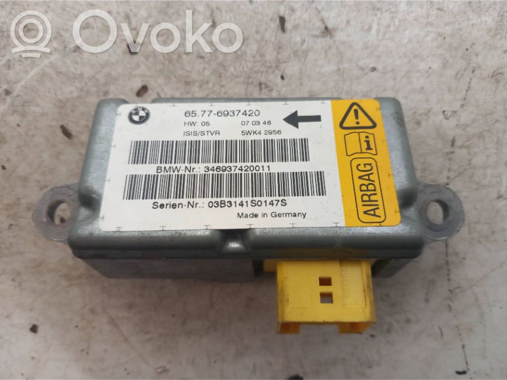 BMW 7 E65 E66 Sensor impacto/accidente para activar Airbag 