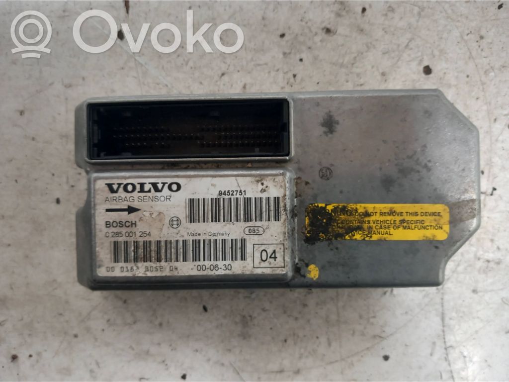 Volvo S80 Airbag control unit/module 