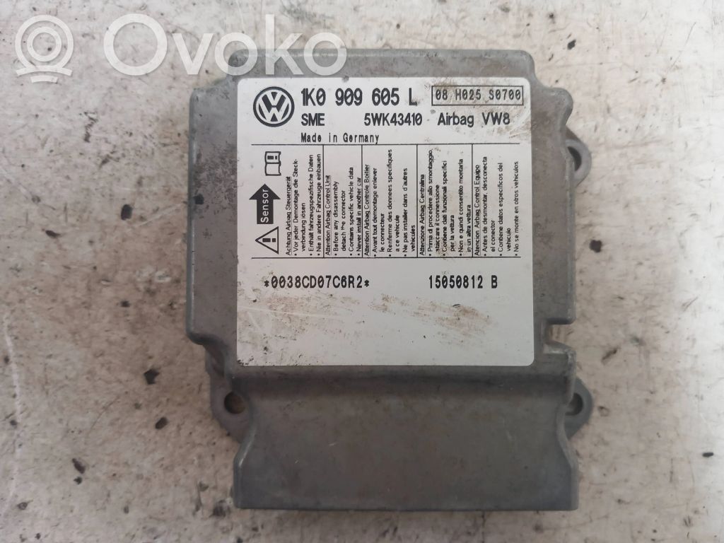 Skoda Octavia Mk2 (1Z) Sterownik / Moduł Airbag 