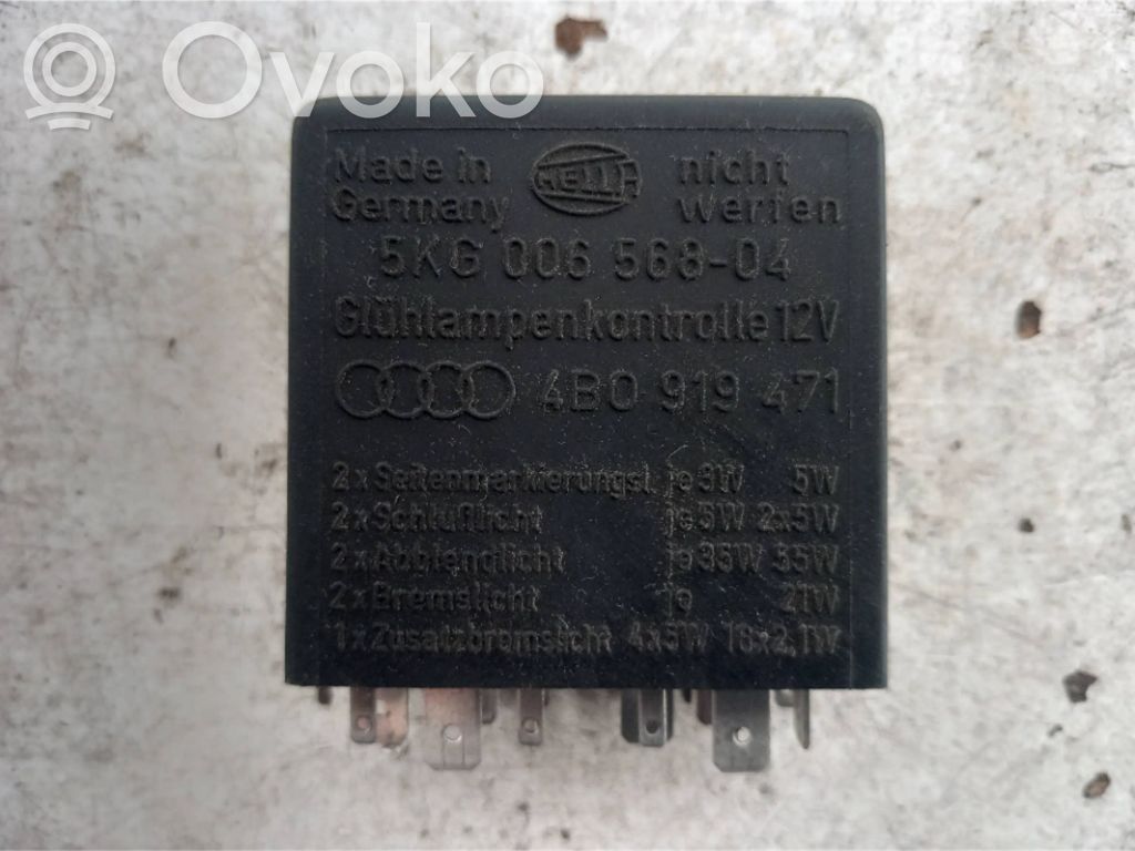 Inne przekaźniki   4B0919471,5KG00656804,35W55W