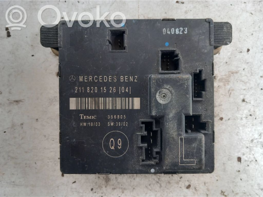 Mercedes-Benz E W211 Door control unit/module 