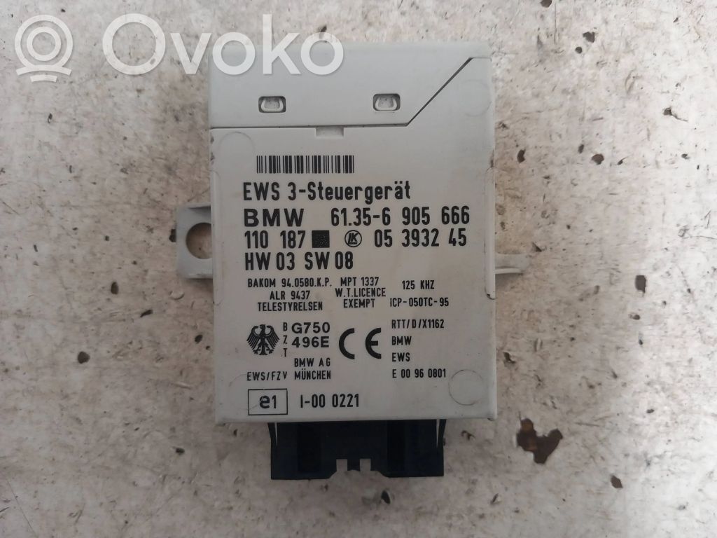 Immobilizer control unit/module   61356905666,05393245,110187