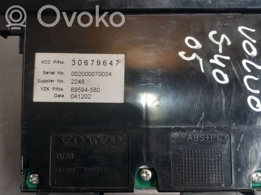 Volvo S40, V40 Screen/display/small screen 