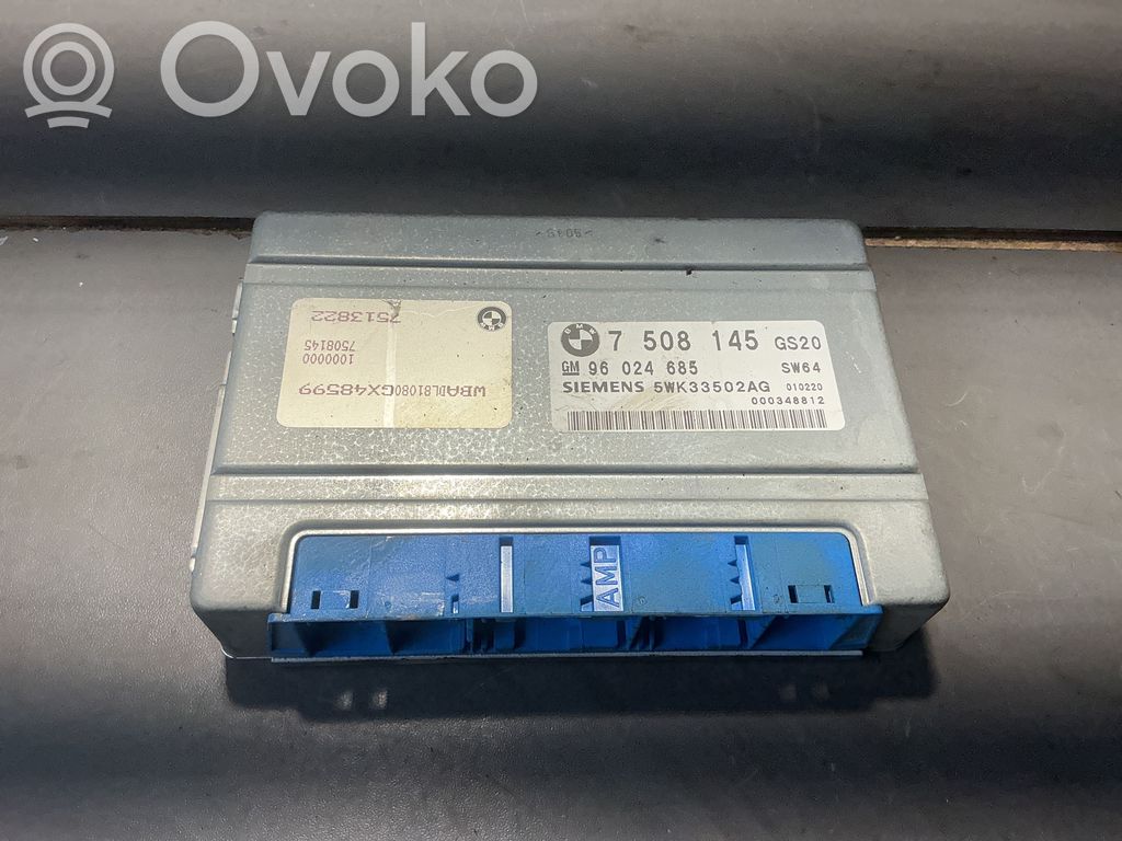 BMW 5 E39 Getriebesteuergerät TCU 